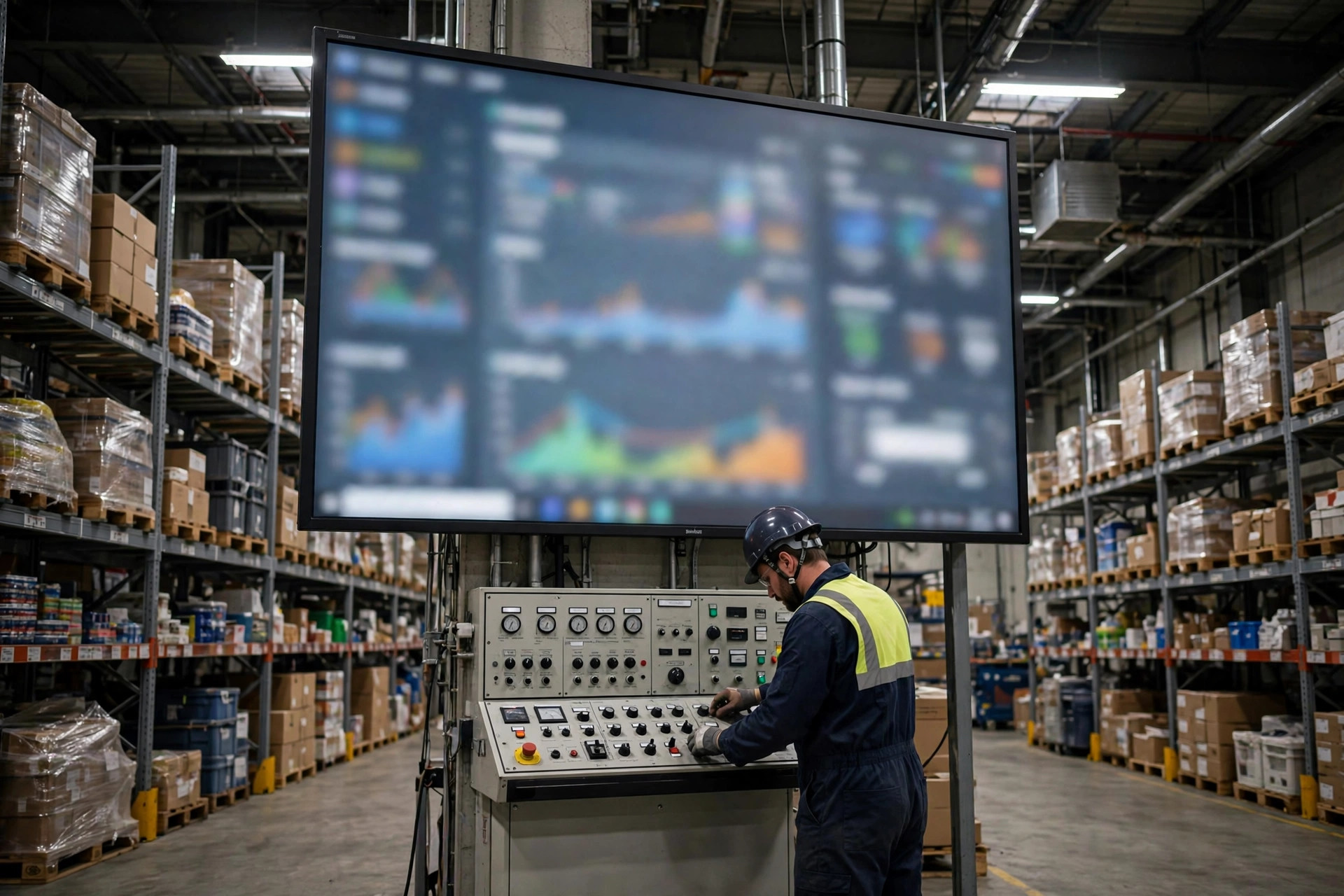 AI pilot review on warehouse floor