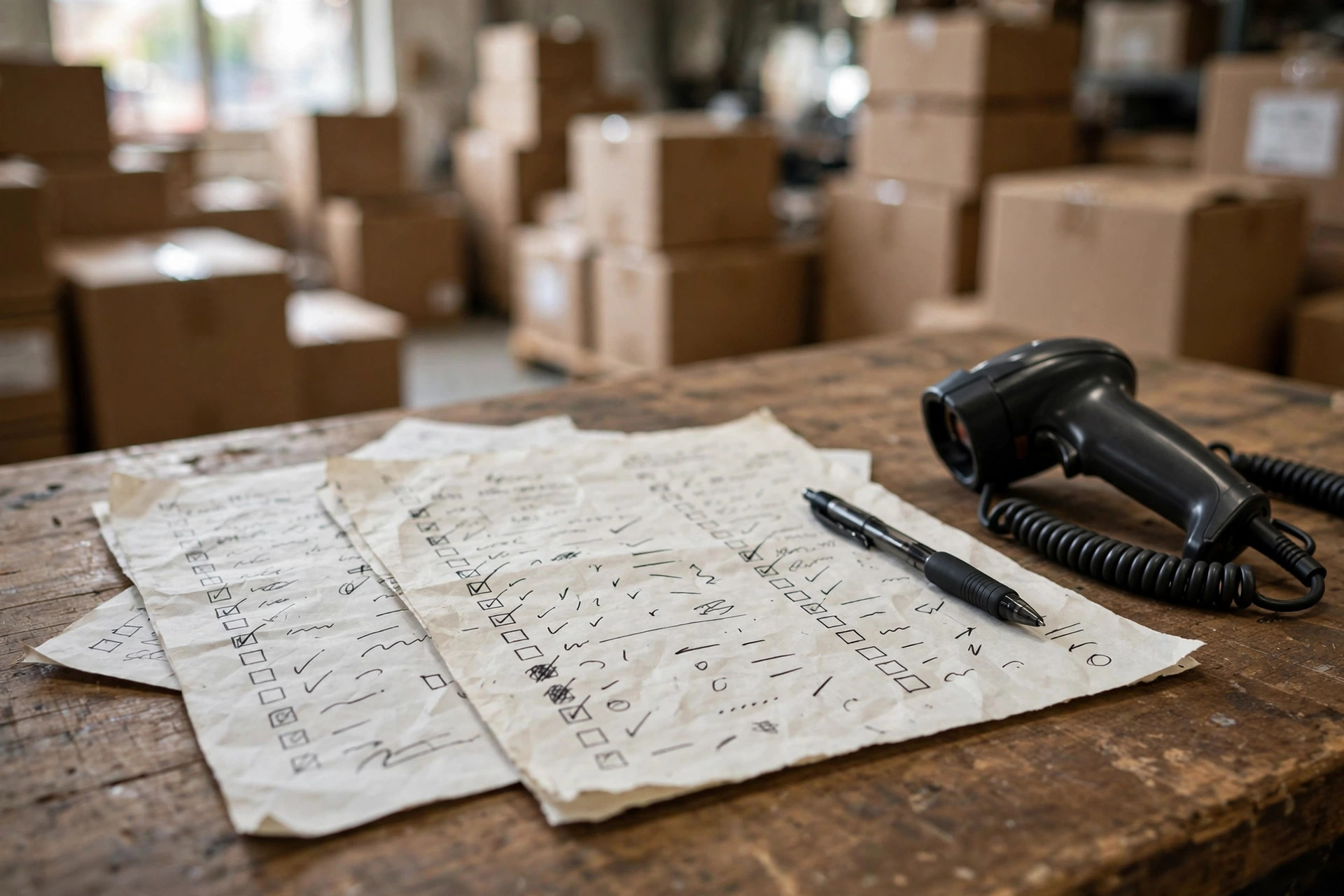 Paper forms keeping the warehouse running during a WMS outage